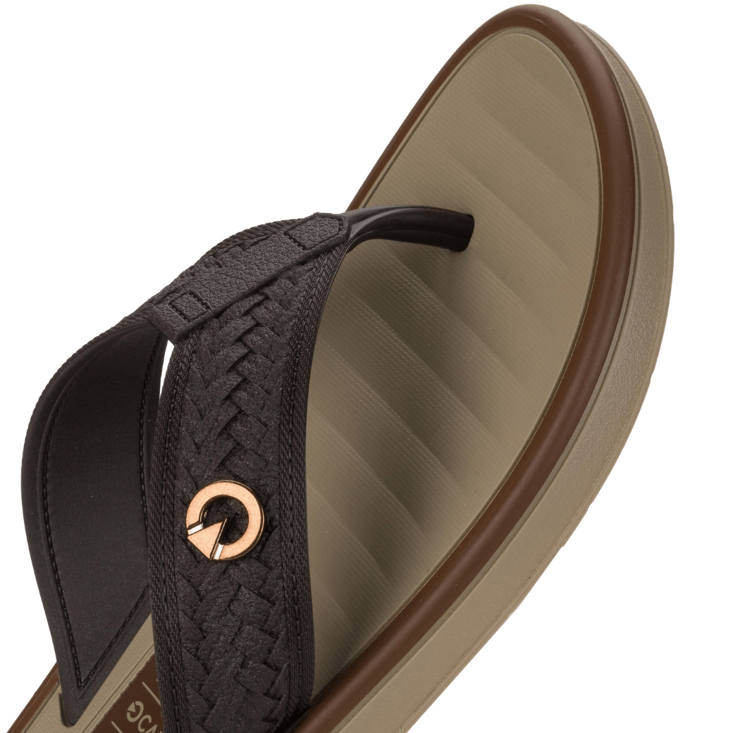 Grendene Chinelo CARTAGO COIMBRAII 12285-BF248 BegeMarrom -4-